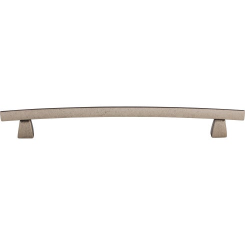 Top Knobs Arched Pull 8" c-c in Pewter Antique