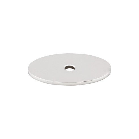 Top Knobs Oval Backplate 1 1/2" in Polished Chrome