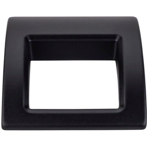 Top Knobs Tango Finger Pull 1 1/2" in Flat Black