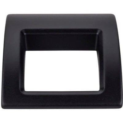 Top Knobs Tango Finger Pull 1 1/2" in Flat Black