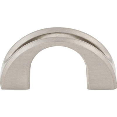 Top Knobs Tango U Finger Pull 2" c-c in Brushed Satin Nickel