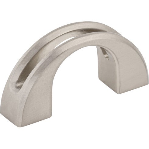 Top Knobs Tango U Finger Pull 2" c-c in Brushed Satin Nickel