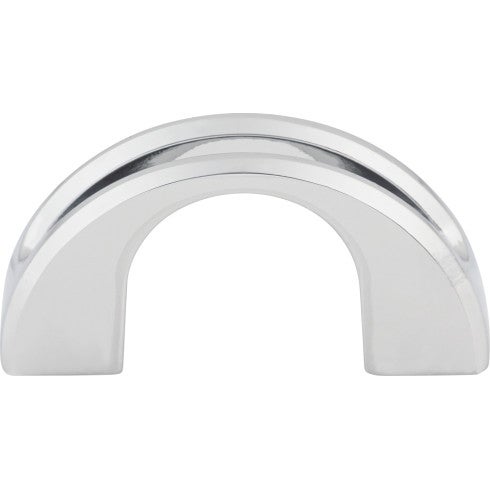 Top Knobs Tango U Finger Pull 2" c-c in Polished Chrome