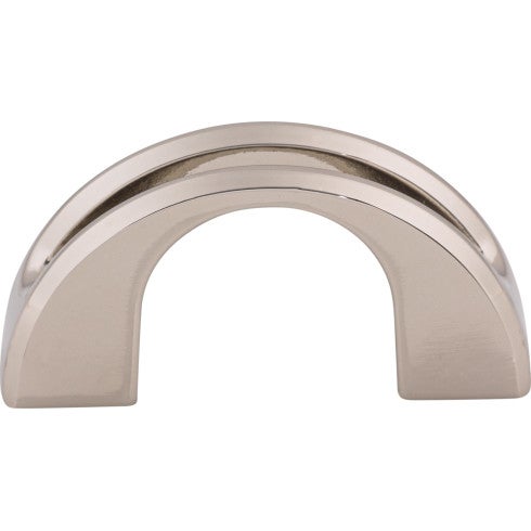 Top Knobs Tango U Finger Pull 2" c-c in Polished Nickel