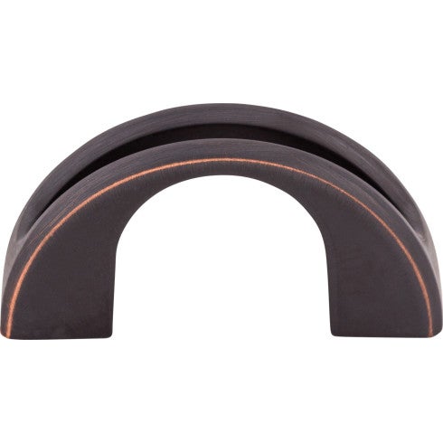 Top Knobs Tango U Finger Pull 2" c-c in Umbrio