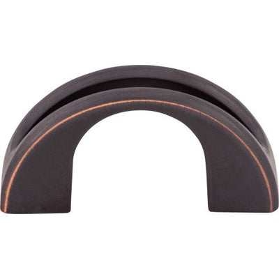 Top Knobs Tango U Finger Pull 2" c-c in Umbrio
