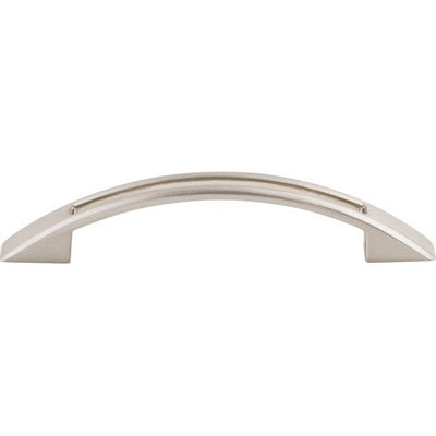 Top Knobs Tango Cut Out Pull 3 3/4" c-c in Brushed Satin Nickel