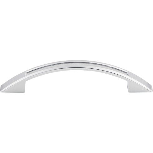 Top Knobs Tango Cut Out Pull 3 3/4" c-c in Polished Chrome
