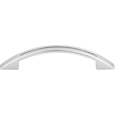 Top Knobs Tango Cut Out Pull 3 3/4" c-c in Polished Chrome