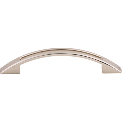 Top Knobs Tango Cut Out Pull 3 3/4" c-c in Polished Nickel