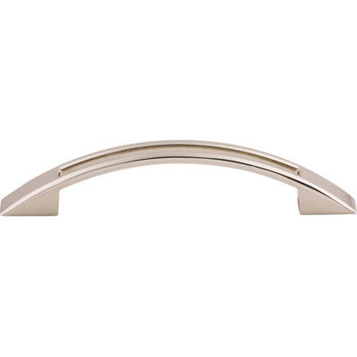 Top Knobs Tango Cut Out Pull 3 3/4" c-c in Polished Nickel