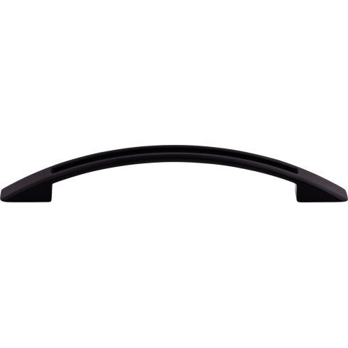 Top Knobs Tango Cut Out Pull 5 1/16" c-c in Flat Black