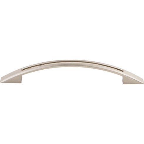 Top Knobs Tango Cut Out Pull 5 1/16" c-c in Brushed Satin Nickel