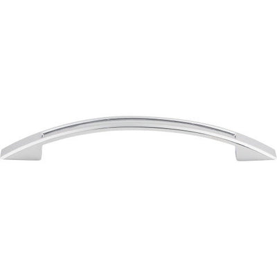 Top Knobs Tango Cut Out Pull 5 1/16" c-c in Polished Chrome