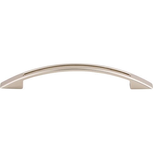 Top Knobs Tango Cut Out Pull 5 1/16" c-c in Polished Nickel