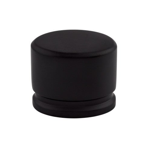 Top Knobs Oval Knob 1 3/8" in Flat Black