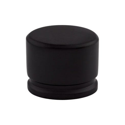 Top Knobs Oval Knob 1 3/8" in Flat Black