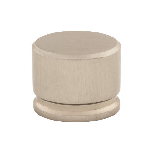 Top Knobs Oval Knob 1 3/8" in Brushed Satin Nickel