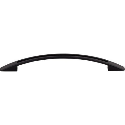 Top Knobs Tango Cut Out Pull 6 5/16" c-c in Flat Black
