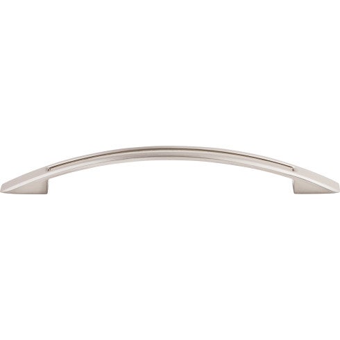 Top Knobs Tango Cut Out Pull 6 5/16" c-c in Brushed Satin Nickel