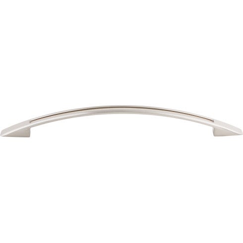 Top Knobs Tango Cut Out Pull 7 1/2" c-c in Brushed Satin Nickel