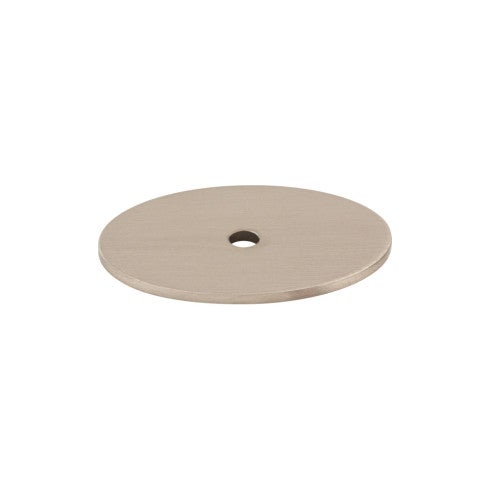 Top Knobs Oval Backplate 1 3/4" in Brushed Satin Nickel