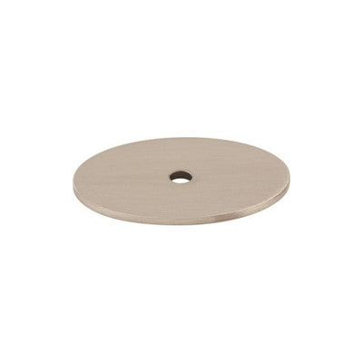 Top Knobs Oval Backplate 1 3/4" in Brushed Satin Nickel