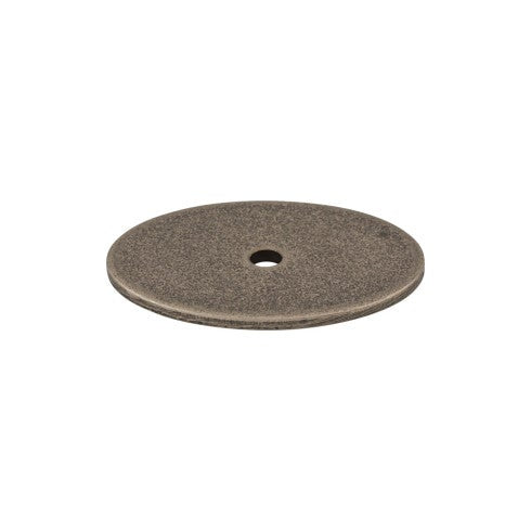 Top Knobs Oval Backplate 1 3/4" in Pewter Antique