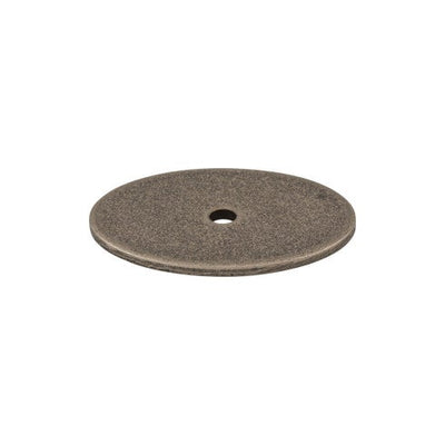 Top Knobs Oval Backplate 1 3/4" in Pewter Antique
