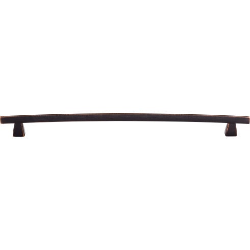 Top Knobs Arched Pull 12" c-c in Tuscan Bronze