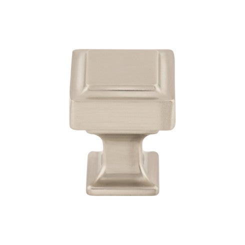 Top Knobs Ascendra Knob 1" in Brushed Satin Nickel