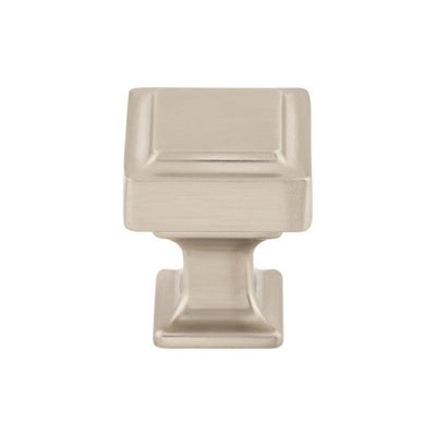 Top Knobs Ascendra Knob 1" in Brushed Satin Nickel