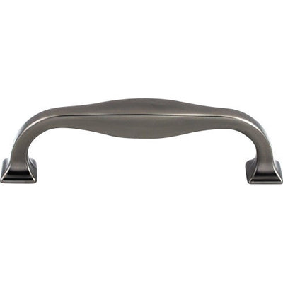 Top Knobs Contour Pull 3 3/4" c-c in Ash Gray