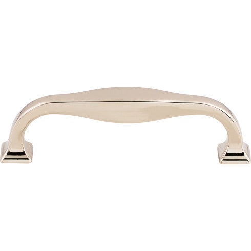Top Knobs Contour Pull 3 3/4" c-c in Polished Nickel