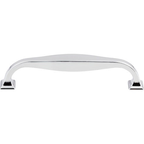 Top Knobs Contour Pull 5 1/16" c-c in Polished Chrome