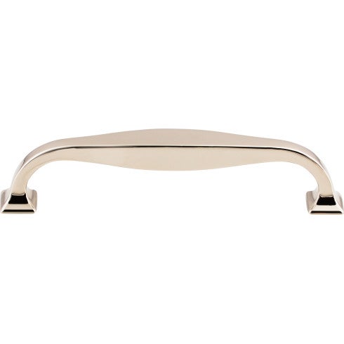 Top Knobs Contour Pull 5 1/16" c-c in Polished Nickel