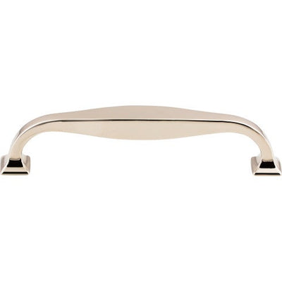 Top Knobs Contour Pull 5 1/16" c-c in Polished Nickel