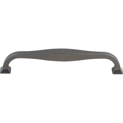 Top Knobs Contour Pull 6 5/16" c-c in Ash Gray