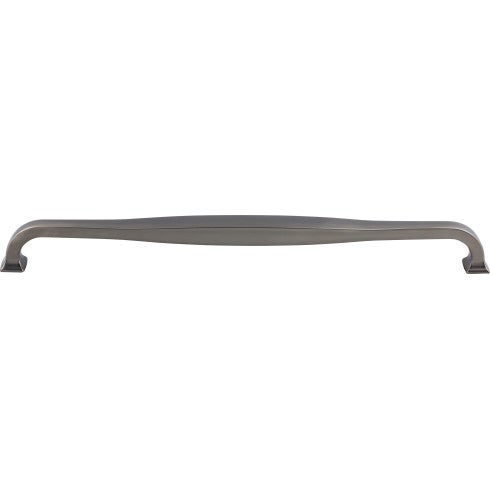 Top Knobs Contour Pull 12" c-c in Ash Gray