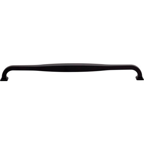 Top Knobs Contour Pull 12" c-c in Flat Black