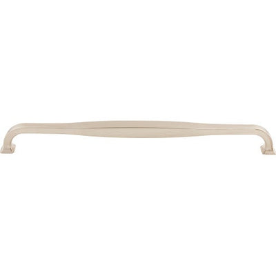 Top Knobs Contour Pull 12" c-c in Brushed Satin Nickel