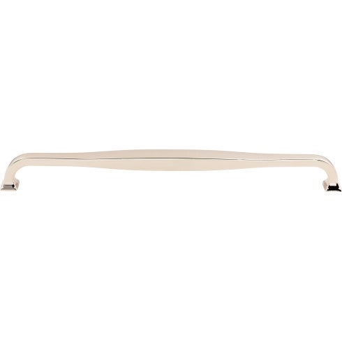 Top Knobs Contour Pull 12" c-c in Polished Nickel