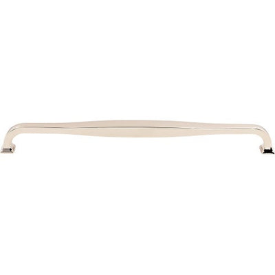 Top Knobs Contour Pull 12" c-c in Polished Nickel