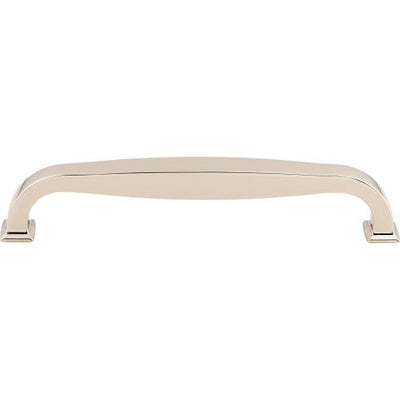 Top Knobs Contour Pull 8" c-c Appliance Pull in Polished Nickel