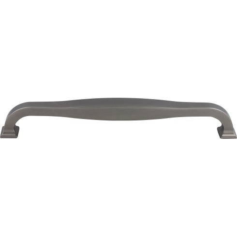 Top Knobs Contour Pull 12" c-c Appliance Pull in Ash Gray