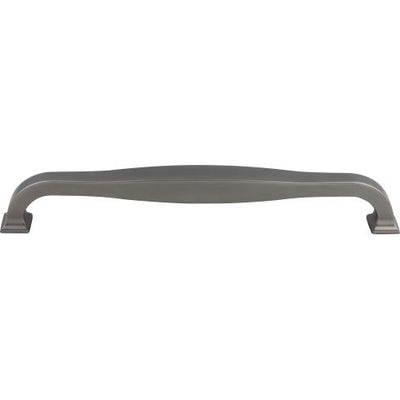 Top Knobs Contour Pull 12" c-c Appliance Pull in Ash Gray
