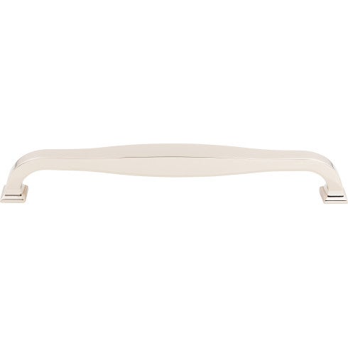 Top Knobs Contour Pull 12" c-c Appliance Pull in Polished Nickel