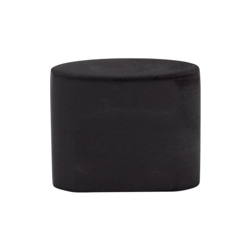 Top Knobs Oval Slot Knob 3/4" c-c in Flat Black