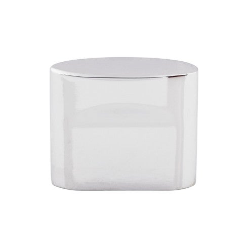 Top Knobs Oval Slot Knob 3/4" c-c in Polished Chrome