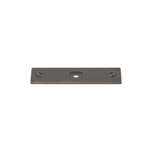 Top Knobs Channing Backplate 3" in Ash Gray